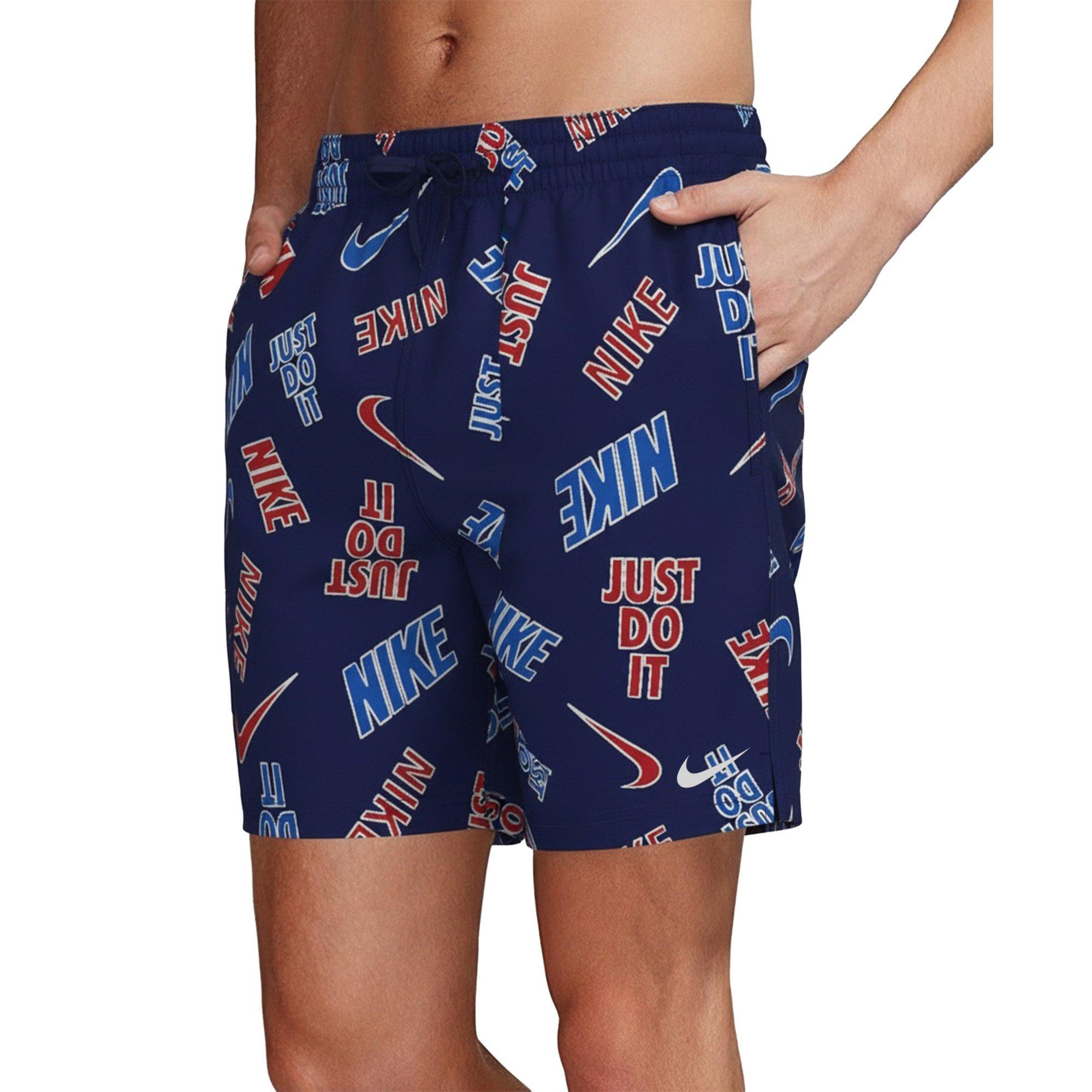 Nike Men's Swim Breaker 7" Brief-Lined Volley Swim Shorts